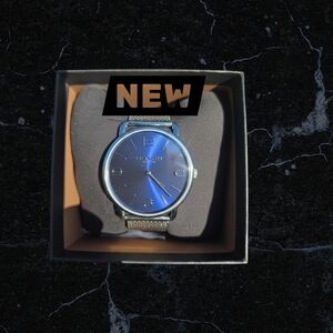 Coach Silver and Blue Men's Watch